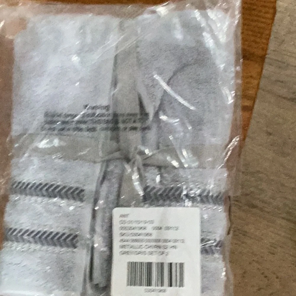 Anthropologie Oeko-Tex Certified Eco-friendly Luxurious Cotton Hand Towels NWT